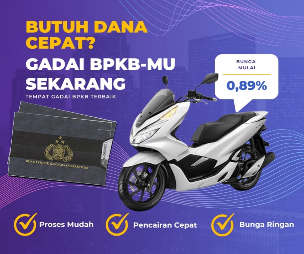 Pinjaman Dana Jaminan Bpkb Motor Honda Pcx 150 Abs Dapat Pinjaman Berapa? Seperti Ini Simulasinya